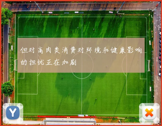 但对高肉类消费对环境和健康影响的担忧正在加剧